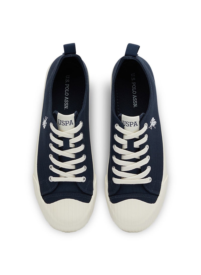 U.S. Polo Assn. - Men's Navy Low-Top Canvas Sneakers - Iconic Branding for a Clean Look - Image 1