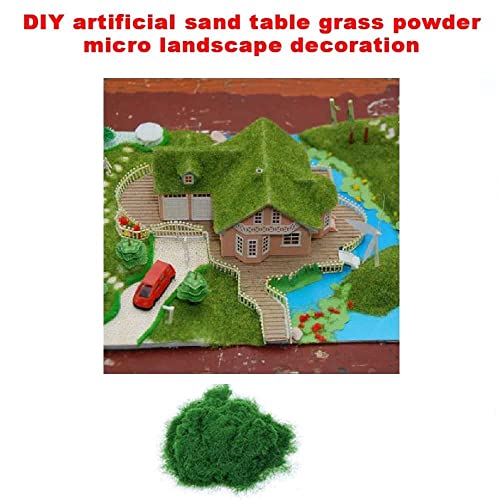 deziine�Artificial Grass Powder Miniature Tree Snow Micro Garden Landscaping Decoration Craft DIY Accessories (200 Gram) - Image 2