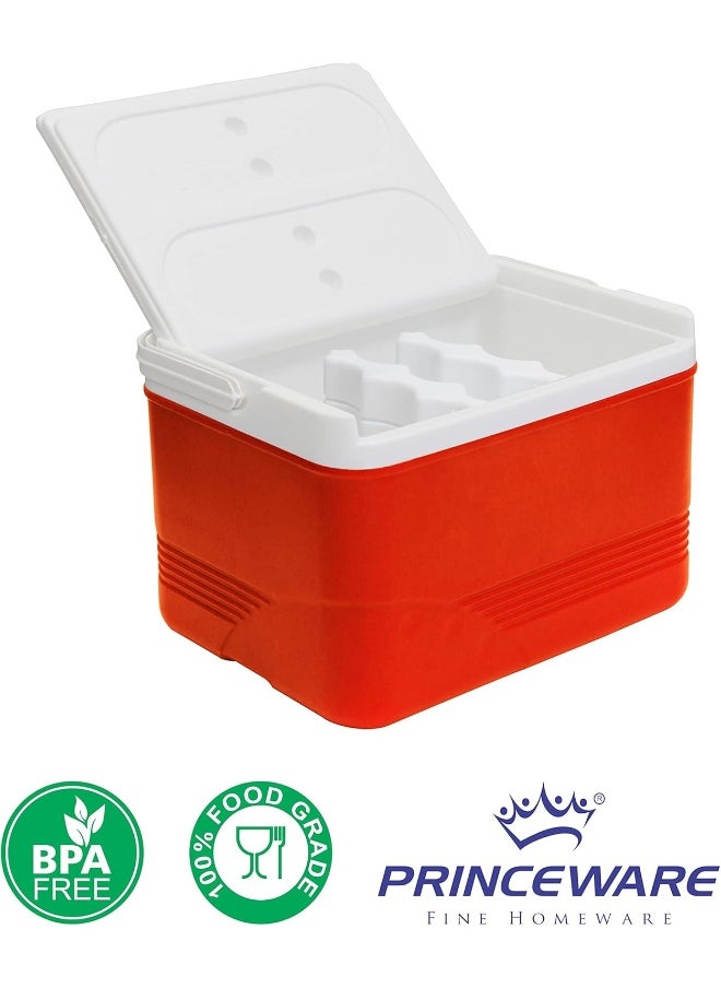 PRINCEWARE - Princeware Insulated 3414 Chiller Ice Box 14 LTR, Red - Image 1