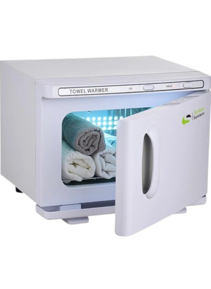 صالون سيستيم جهاز تسخين المناشف و تعقيم الادوات أبيض - Image 3