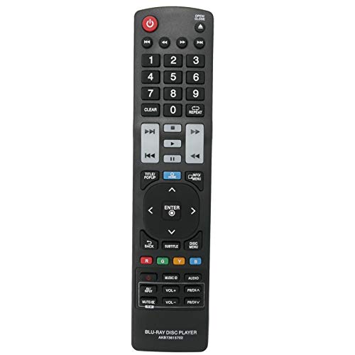 Allimity New AKB73615702 Replaced Remote Control fit for LG Network 3D Blu-ray Disc DVD Player BP420 BP420N BP620 BP620N BP620C BH7220B H7420P BH7520T BP520 - Image 5