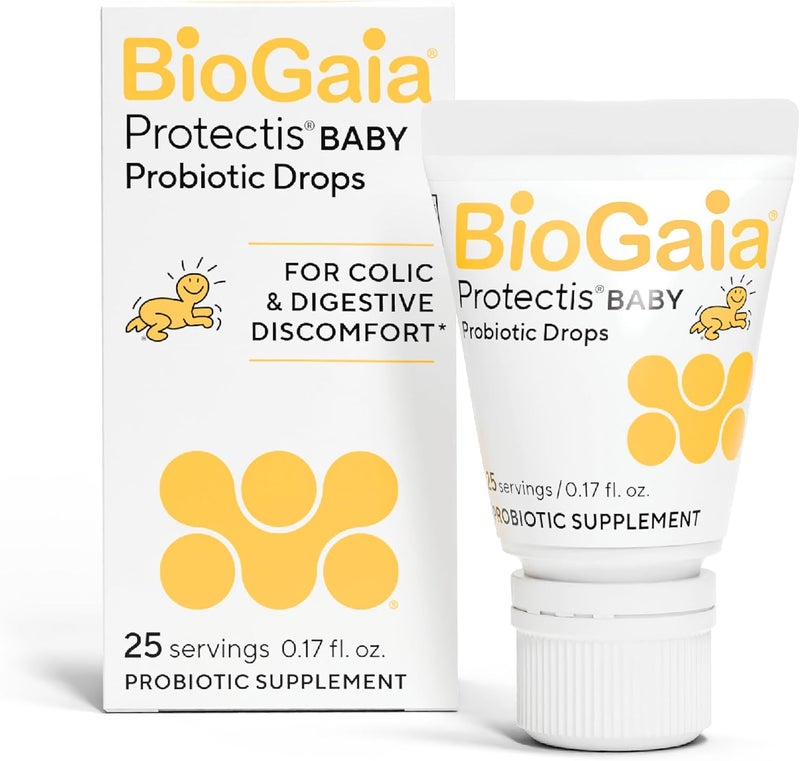 BioGaia Protectis Baby Drops | Probiotic Supplement for Newborns, Babies & Infants | Digestive Relief for Tummy Gas & Discomfort | Significantly Reduces Crying | Dairy-Free | 5 ml - Image 1