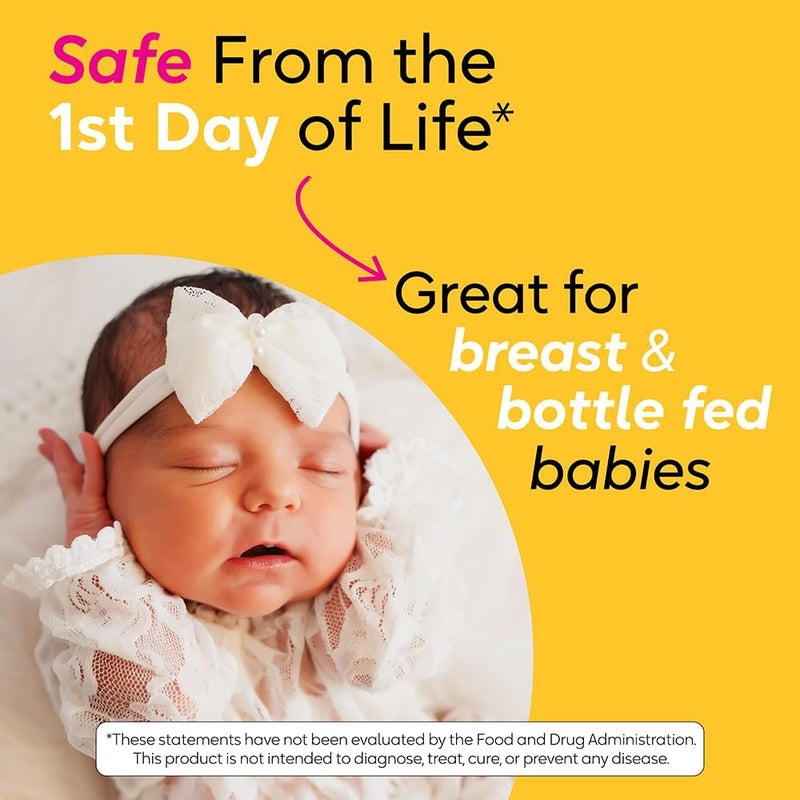BioGaia Protectis Baby Drops | Probiotic Supplement for Newborns, Babies & Infants | Digestive Relief for Tummy Gas & Discomfort | Significantly Reduces Crying | Dairy-Free | 5 ml - Image 3