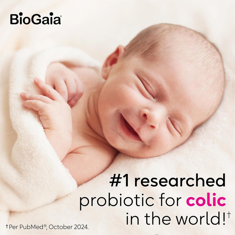 BioGaia Protectis Baby Drops | Probiotic Supplement for Newborns, Babies & Infants | Digestive Relief for Tummy Gas & Discomfort | Significantly Reduces Crying | Dairy-Free | 5 ml - Image 5