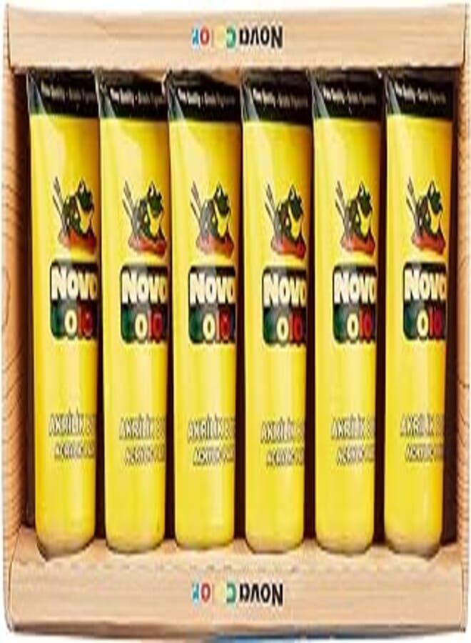 Nova turkish acrylic color tube 75mm yellow