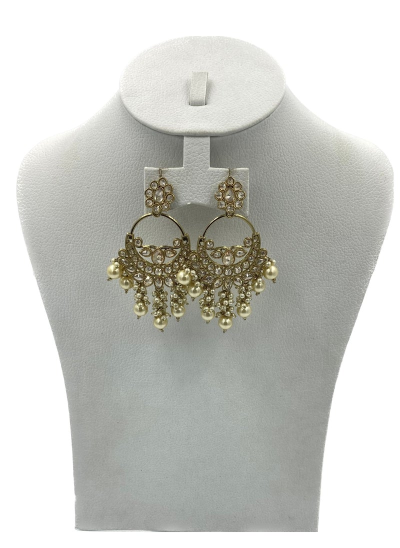 GOHONA - GOHONA Bollywood Style Indian Traditional Jhumka Earring for Women - Image 1
