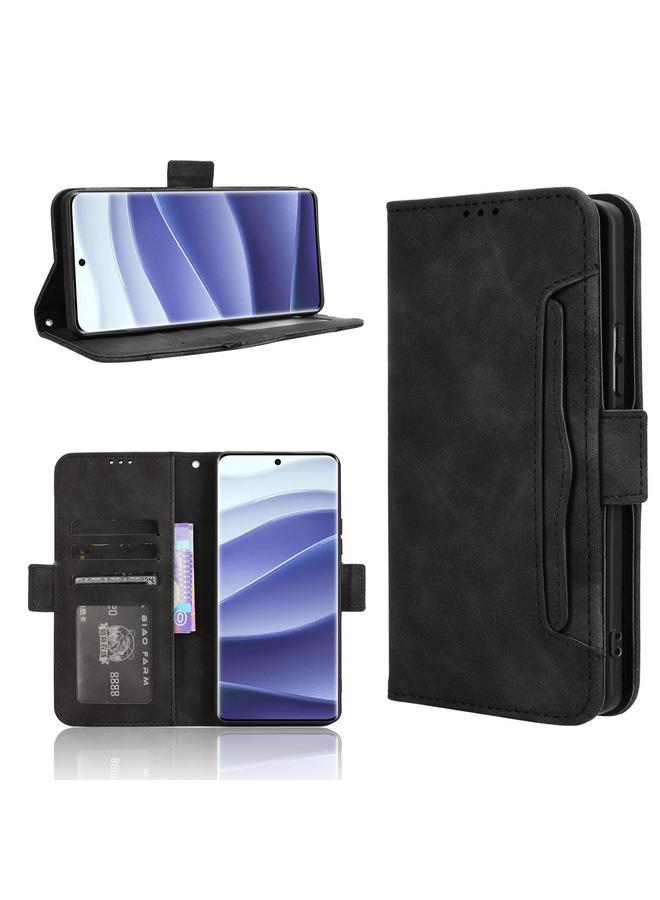 اس-توب جراب لهاتف Redmi Note 14 Pro+ 5G مصنوع من الجلد وملمس جلد العجل وفتحات للبطاقات - Image 1