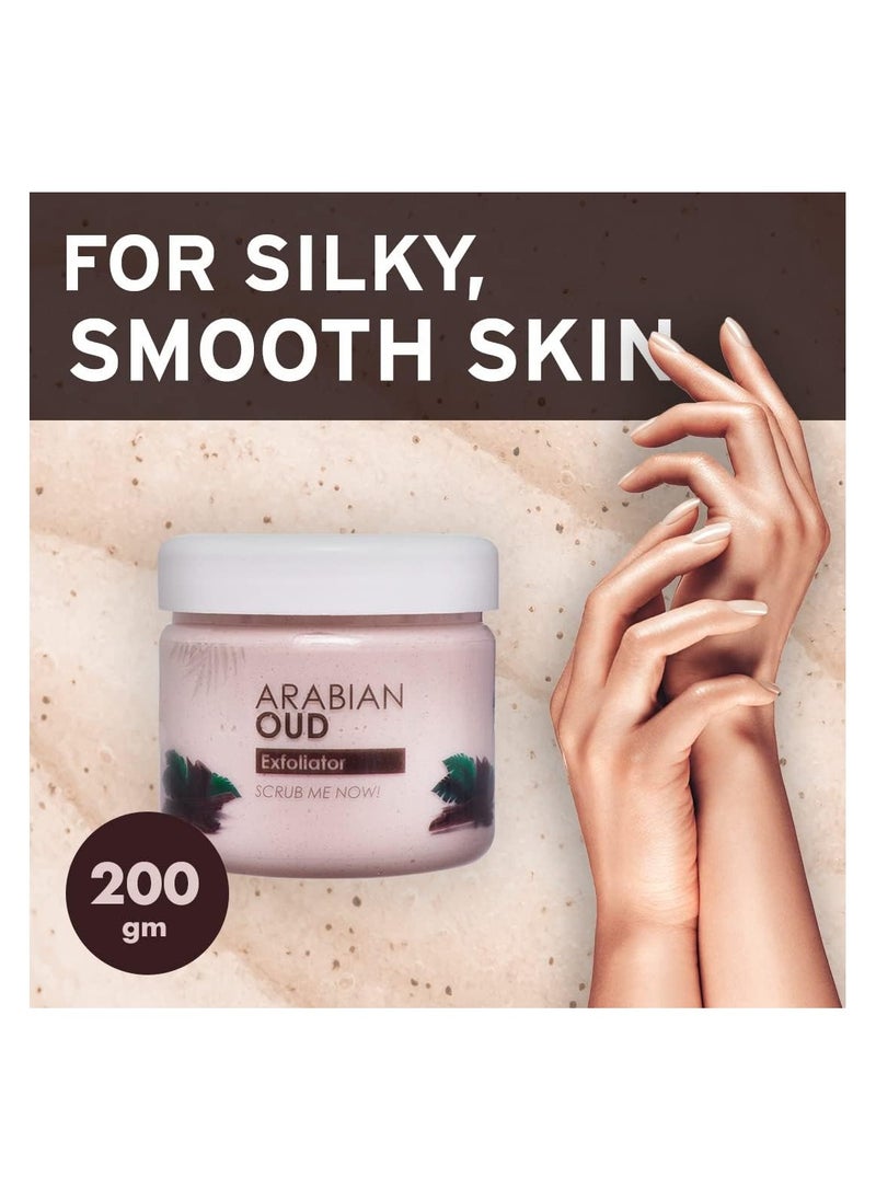 Raw African Arabian Oud Exfoliator Body Scrub 200 Gm  - Image 2