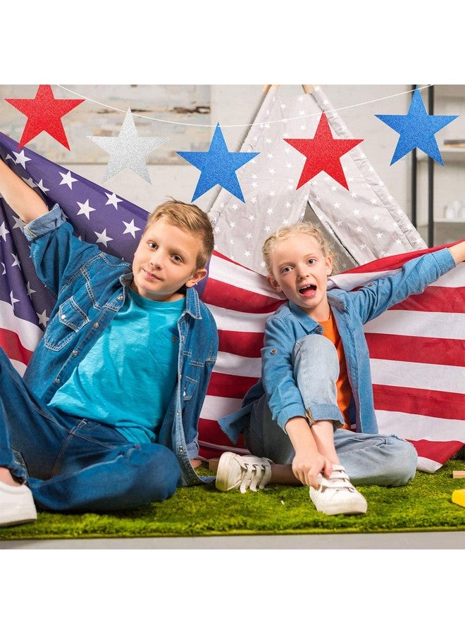 Gejoy 40 Pieces Glitter Star Cutouts Paper Star Confetti Cutouts For Bulletin Board Classroom Wall Party Decoration Supply 6 Inches Length 8 Colors - Image 4