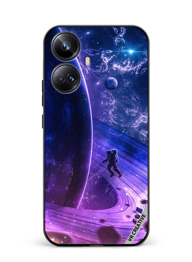 VR CREATIVE Protective Case Cover For Realme 10 Pro Plus Galaxy Space Digital Design Multicolour - Image 1