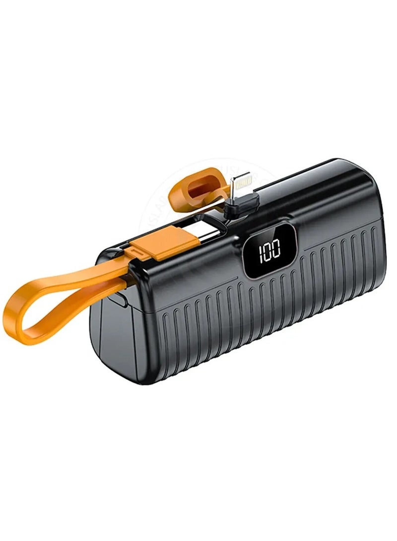 Denx 22W 5000mAh Portable 2 Plugs Power Bank  - Image 1