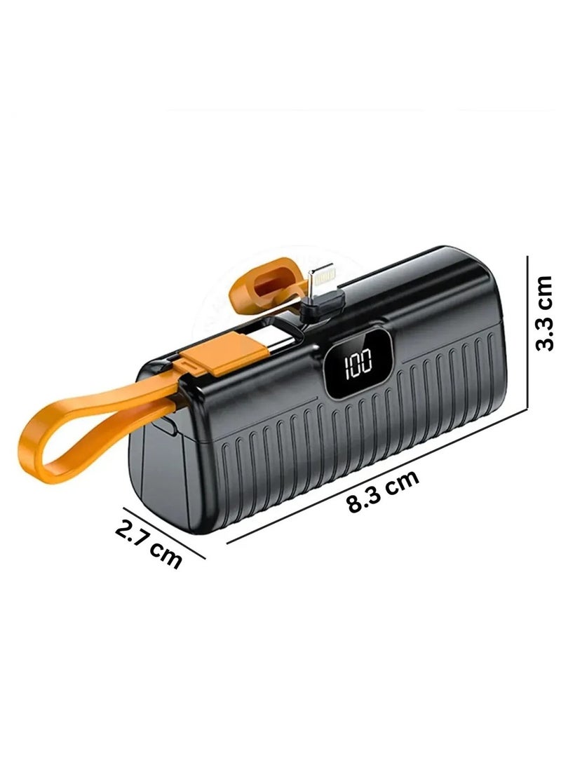 Denx 22W 5000mAh Portable 2 Plugs Power Bank  - Image 2