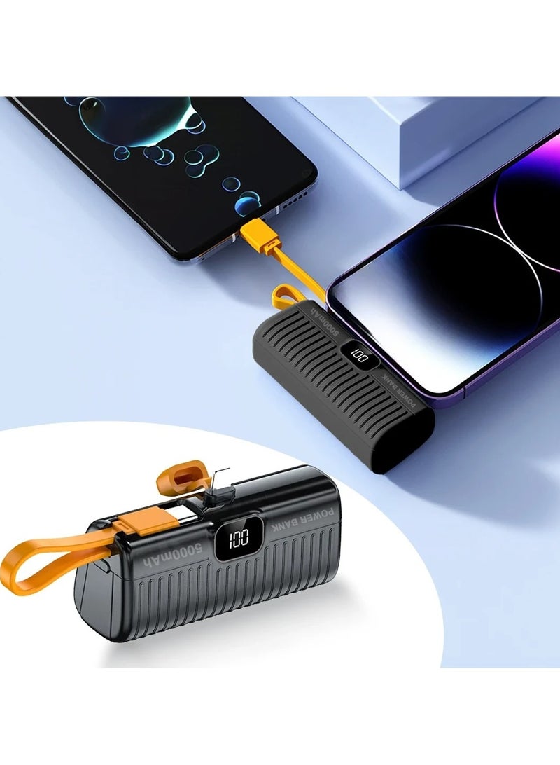 Denx 22W 5000mAh Portable 2 Plugs Power Bank  - Image 3