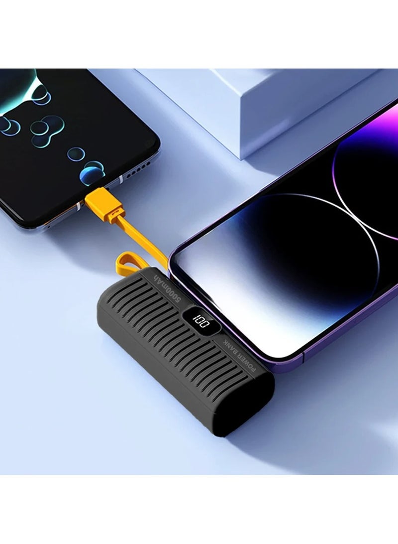 Denx 22W 5000mAh Portable 2 Plugs Power Bank  - Image 4