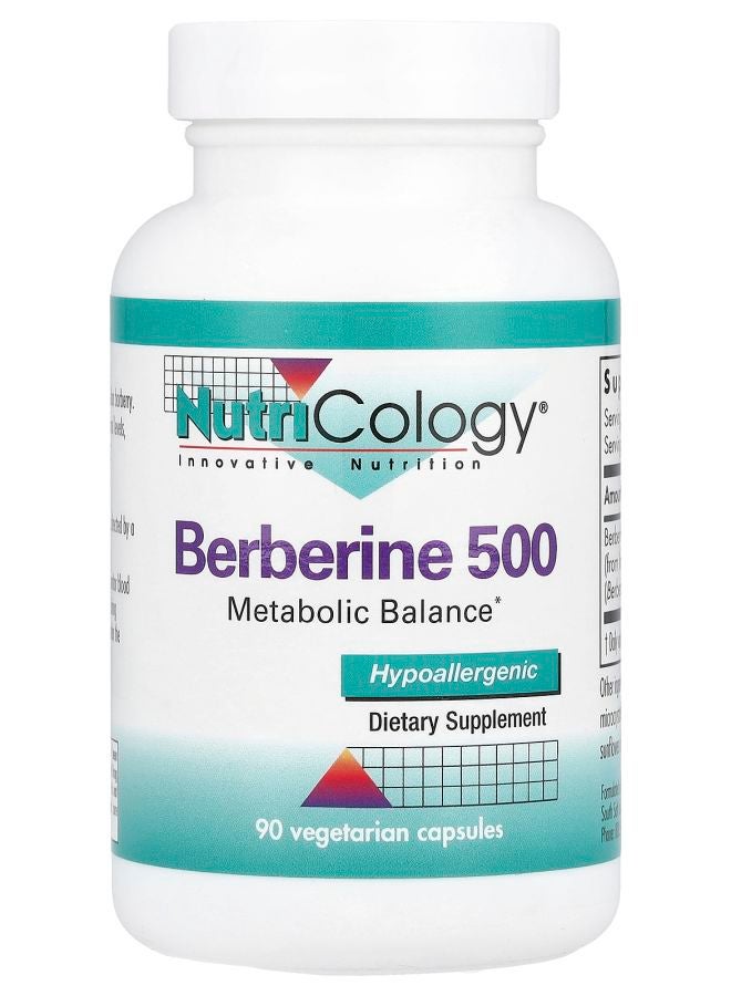 Nutricology Berberine 500 90 Vegetarian Capsules