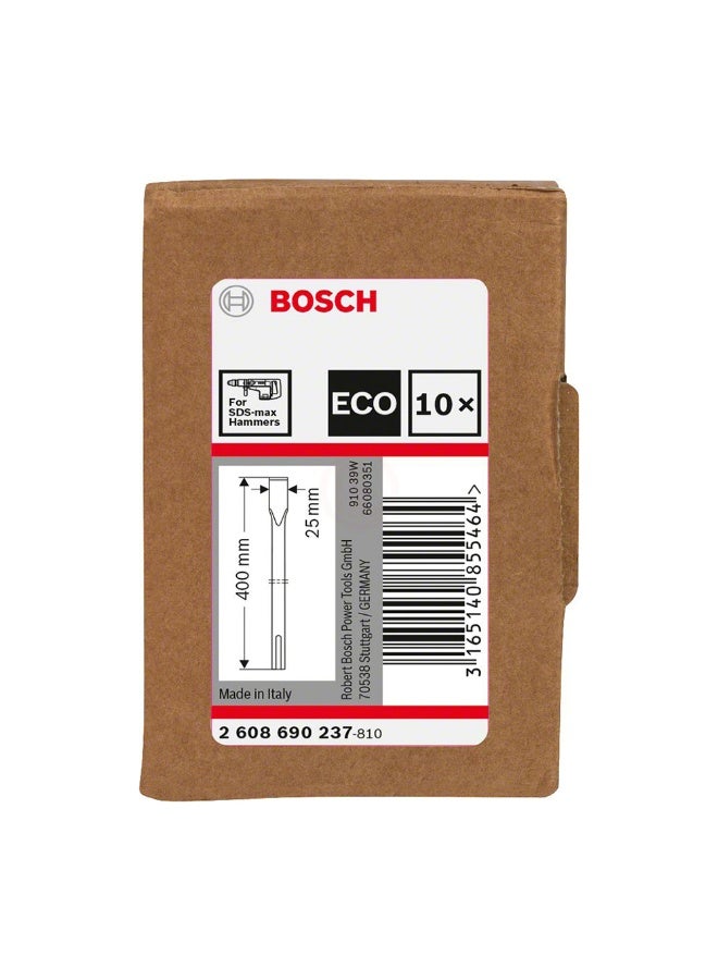 Bosch 2608690237 400 x 25mm SDS Max Flat Chisel - Image 3