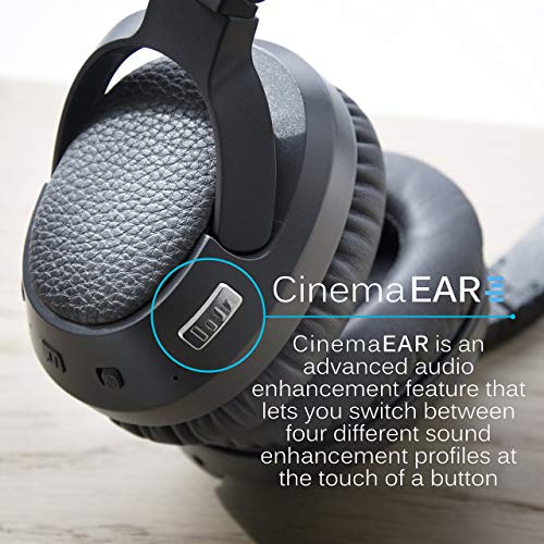 MEE audio Matrix Cinema Bluetooth Wireless Over-Ear High Resolution Stereo Headphones with aptX Low Latency for Improved Lip Sync & CinemaEAR Audio Enhancement for Clearer Sound in Movies and TV Shows - Image 3
