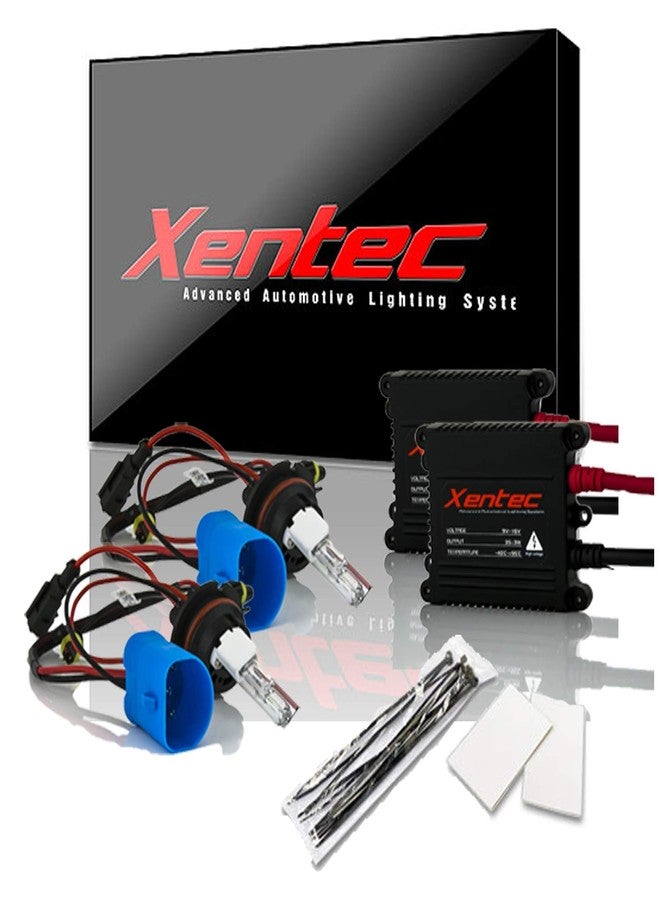 Xentec 9007 (HB5/9004) Hi/Lo (Low Xenon, High Halogen) 6000K HID Xenon Bulb with 35W SLBDC Slim Ballast Bundle (Ultra White) - Image 1