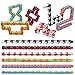 LENDOD 18 Pack Wacky Tracks Snap and Click Fidget Toys Finger Sensory Toys 24 Links Snake Puzzles for Stress Relief Party Bag Fillers Party Supplies - Image 2