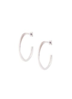 Karen Millen Textured Twist Hoop Earring  - Image 2