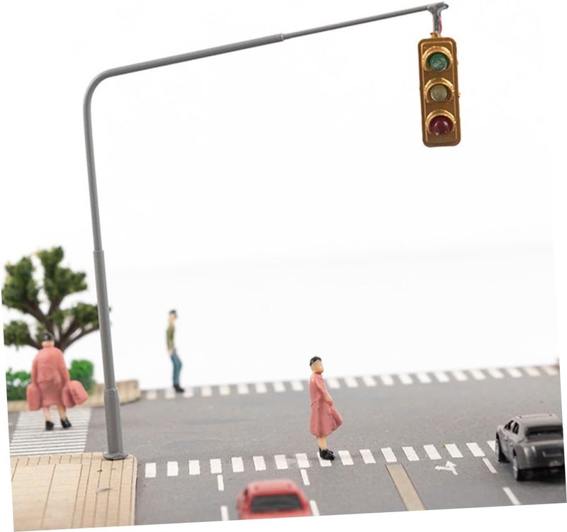 Model Train Signal Light DIY Table Layout Decor Mini House Supply Material Scale - Image 3