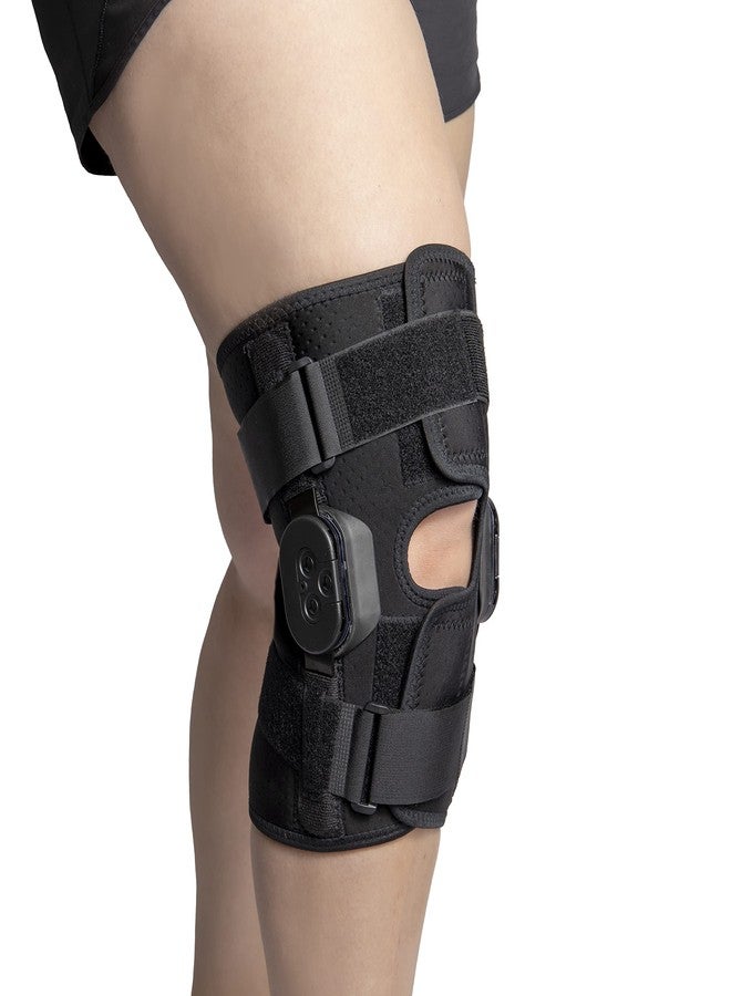 Brace Direct Plus Size External ROM Hinged Knee Brace – Bariatric Knee Stabilizer for Ligament Injuries, Arthritis & Pain Management, 3XL (Thigh 22-24 in/Calf 18-20 in) L1832, L1833 - Image 4