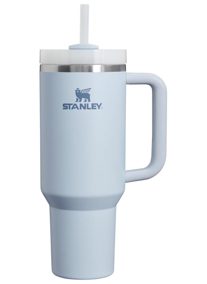 Stanley STANLEY Quencher H2.0 FlowState Stainless Steel Vacuum Insulated Tumbler with Lid and Straw for Water, Iced Tea or Coffee (Fog, 40 oz)  - Image 1