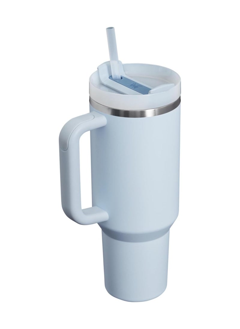 Stanley STANLEY Quencher H2.0 FlowState Stainless Steel Vacuum Insulated Tumbler with Lid and Straw for Water, Iced Tea or Coffee (Fog, 40 oz)  - Image 3