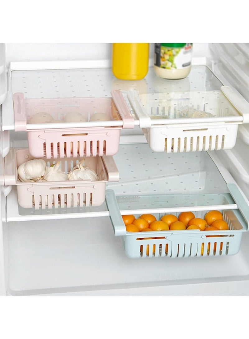 Huitich Refrigerator Food Storage Organizer Beige Pack of 2  - Image 3