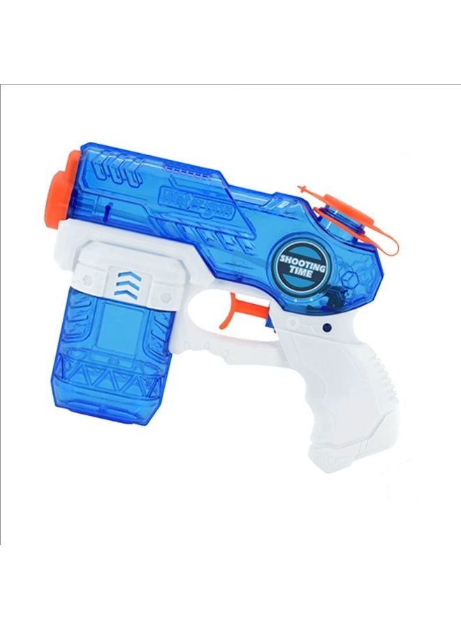Goolsky Toy Water Gun - Transparent Mini Water Blaster with Shooting Mechanism, Non-Toxic Plastic Pool & Outdoor Water Gun &, Summer Water Play, Party, Backyard - Multi-Color (Blue) - Compact Spray - Image 1