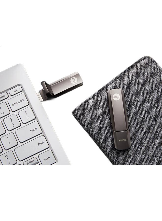 aigo Aigo 128Gb Usb3.2 Ultra-Fast Solid State Flash Drive U391 Metal Usb Drive, Read Speed 420Mb/S, High-Speed Portable Ssd - Image 1