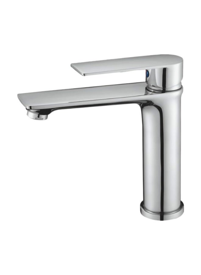 B Bagno Modern Basin Mixer Tap 3401CR – Chrome Finish, Single Lever, Water-Saving Faucet for Bathroom Sink - Image 1