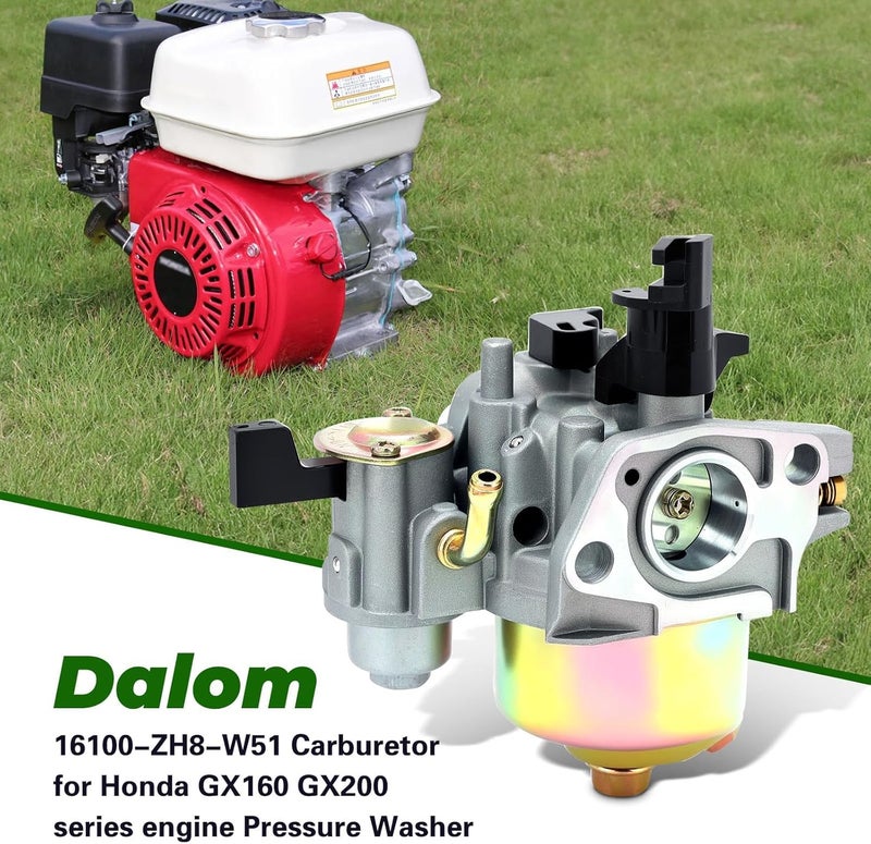 Dalom GX160 Carburetor for Honda GX 160 GX200 GX 200 5.5 HP 5HP 6.5HP 5.5HP Replace 16100-ZH8-W51 16100-ZH8-W61 Engine with Ignition Coil 17210-ZE1-505 Air Filter - Image 2