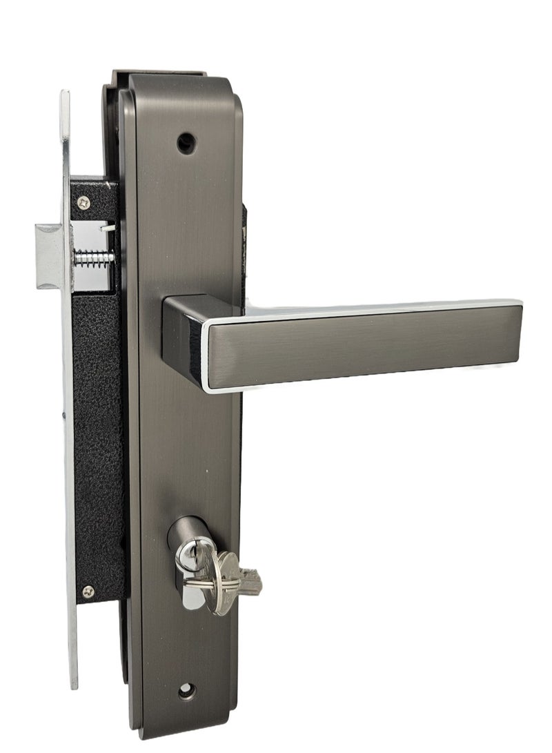 ROBUSTLINE Robustline Zinc Lever Door Handle Premium Quality Black Nickle/CP-BY0282 
