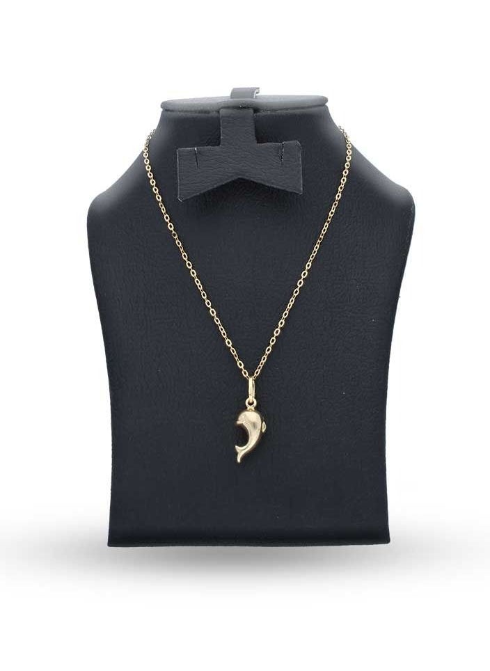 FK Jewellers - Gold Necklace (Chain with Dolphin Pendant) 18K - FKJNKL18KU1120 - Image 1
