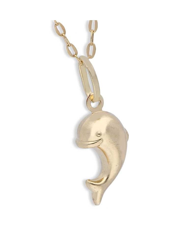 FK Jewellers - Gold Necklace (Chain with Dolphin Pendant) 18K - FKJNKL18KU1120 - Image 1
