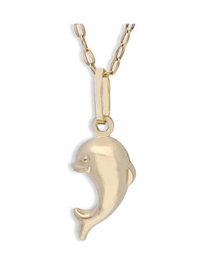 FK Jewellers - Gold Necklace (Chain with Dolphin Pendant) 18K - FKJNKL18KU1120 - Image 1