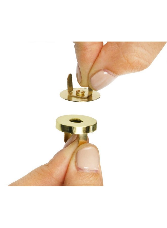 Mini Skater Mini Skater Bags & Totes 18mm Snap Closure, 6-Pack (18mm, Gold)  - Image 4