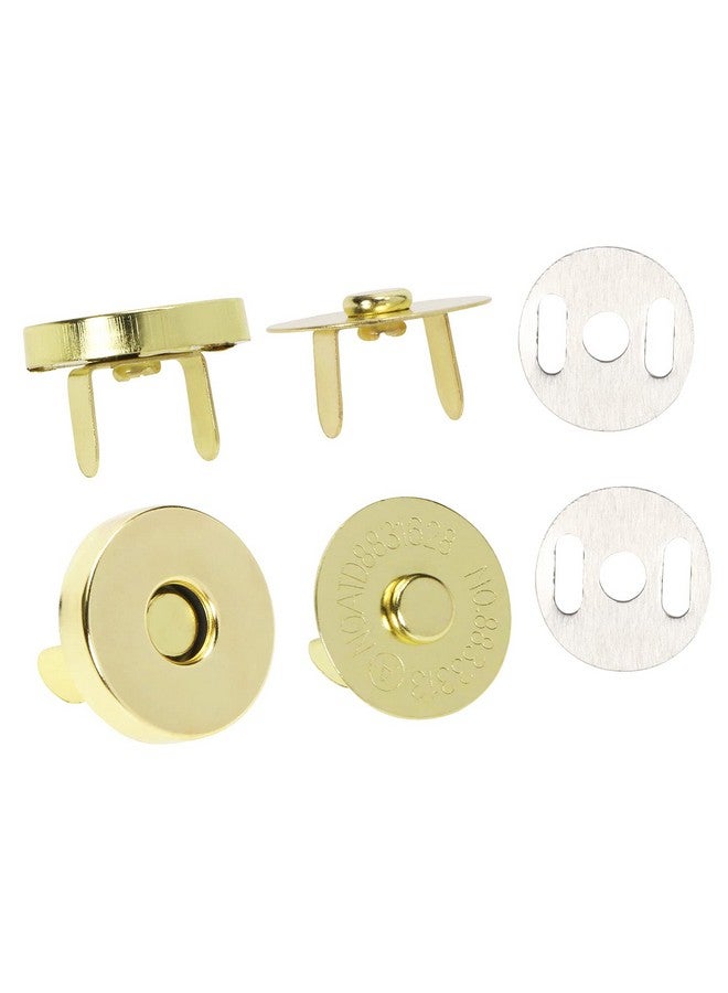 Mini Skater Mini Skater Bags & Totes 18mm Snap Closure, 6-Pack (18mm, Gold)  - Image 5