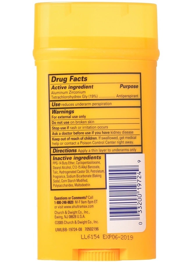 Arm & Hammer Ultra Max Fresh Scent Solid Antiperspirant Deodorant 2.6 oz (Pack of 6) - Image 2