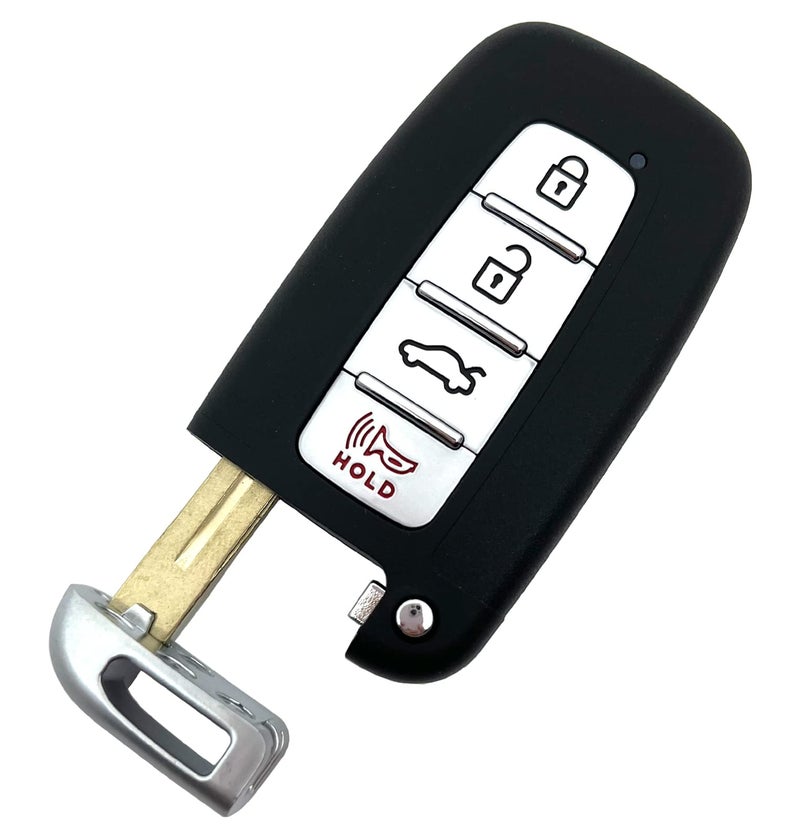 BTOZRF 4 Buttons Keyless Remote Car Key Fob Fit for Hyundai 2012-2013 Elantra, 2011-2014 Sonata, Azera, 2009-2014 Genesis Kia 2011-2013 Optima, 2011-2013 Soul (SY5HMFNA04) 2015 Sonata Hybird (Black) - Image 4