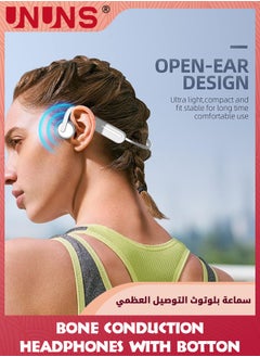 UNUNS Open-Ear Bluetooth Sport Headphones,Bone Conduction Headphones For iOS Android,Wireless Earphones Built-in Mic,9D HiFi Stereo,Sweatproof Waterproof Headset For Running/Cycling/Driving  - Image 2