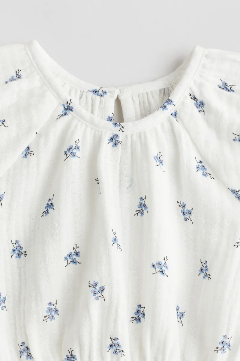 اتش اند ام Cotton muslin top