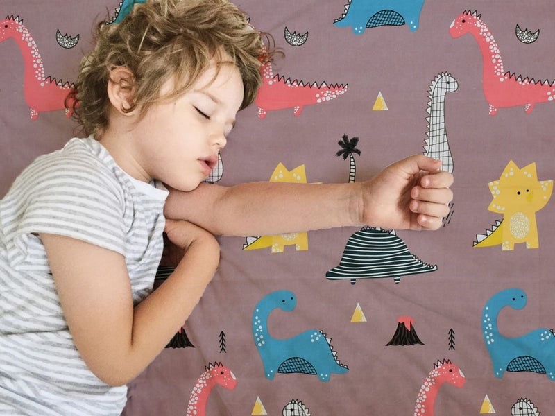 Filymore Danasour Kid bedsheet for Double Bed Microfiber 240 TC Soft Cartoon bedsheet |Cute bedcover Queen Size (90x90 Inches/Boys and Girls Room)(Brown) - Image 4