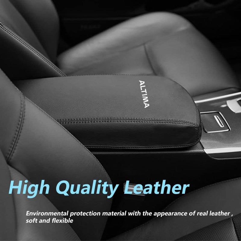 XITER Car Armrest Cover Saver for Nissan Altima 2013-2018 - Carbon Fiber Center Console Protector - Image 2