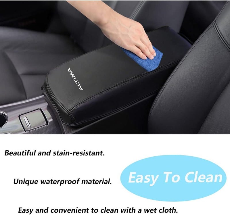 XITER Car Armrest Cover Saver for Nissan Altima 2013-2018 - Carbon Fiber Center Console Protector - Image 4