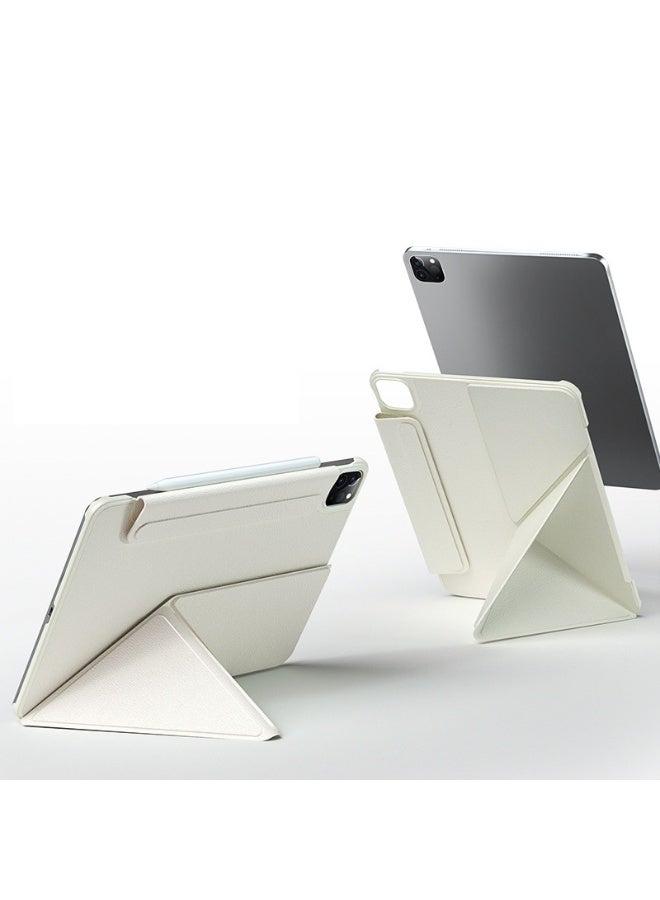 عام غطاء آيباد ميني 7 A17 برو (2024) - متوافق مع الجيلين السابع والسادس (2024/2021)، تصميم مغناطيسي رفيع وقوي، 4 زوايا للوقوف، حماية متينة، يدعم القلم. - Image 2