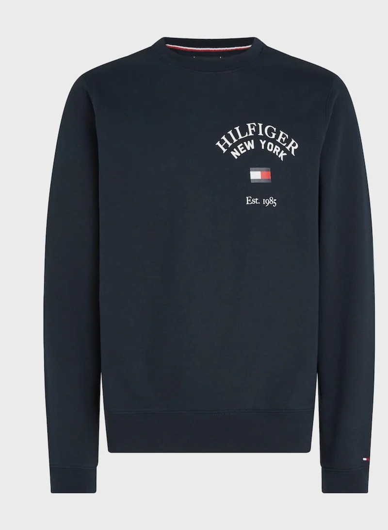 TOMMY HILFIGER Varsity Crew Neck Sweatshirt