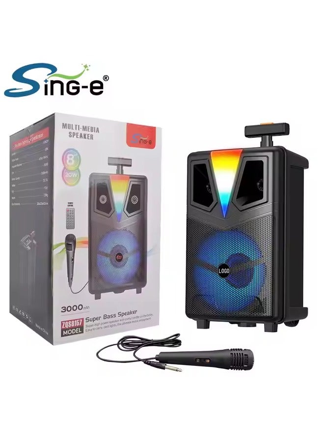 singe ZQS8157 Multifunctional Portable Karaoke Party Speaker - Image 1