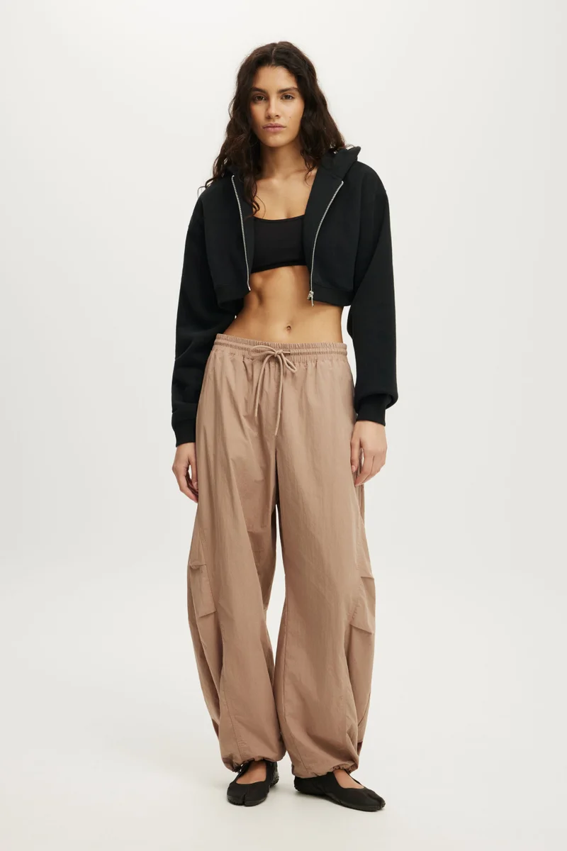 Cotton On  Plush Micro Cropped Zip Through for Women | Best Price UAE